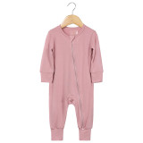 Baby Bamboo Fiber Long Sleeve Romper