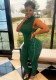 Ladies Summer Fashion Slim Side Cutout Tie Sleeveless Jumpsuit