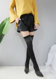 nightclub high-heeled shoes pointed toe high-heeled boots