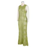 Women Summer Sexy Hollow Beach Long Dress