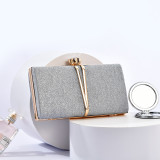 Women'S Fashion Sequins Elegant Dinner Bag One Shoulder Diagonal Pu Bag