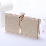Women'S Fashion Sequins Elegant Dinner Bag One Shoulder Diagonal Pu Bag