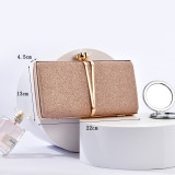 Women'S Fashion Sequins Elegant Dinner Bag One Shoulder Diagonal Pu Bag