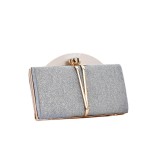 Women'S Fashion Sequins Elegant Dinner Bag One Shoulder Diagonal Pu Bag