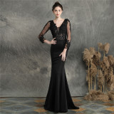Plus Size Ladies Formal Party Evening Dress Mermaid Skirt