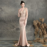 Plus Size Ladies Formal Party Evening Dress Mermaid Skirt