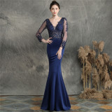 Plus Size Ladies Formal Party Evening Dress Mermaid Skirt