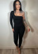 Tight Fitting Women's High Stretch Tight Fitting Jumpsuit