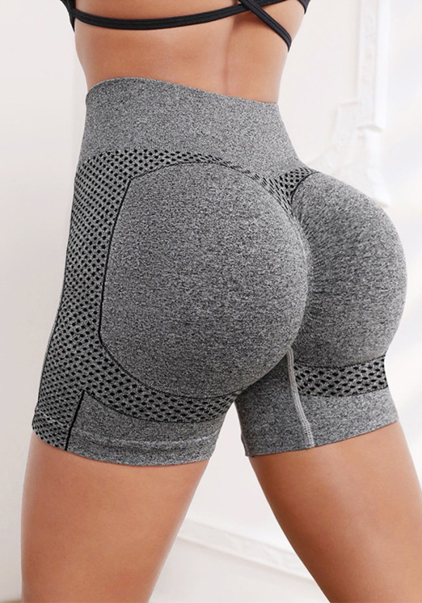 Three Point Yoga Pants Women's High Waist Butt Lift Peach Hip Stretch Tight Fitting Pants Sports Running Fitness Shorts