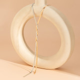 Jewelry Long Snake Bone Chain Necklace Element Chain Tassel Necklace