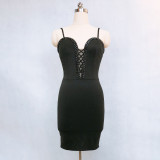 Strapless Beaded Diamond Sexy Bodycon Dress Wedding Formal Party Dress