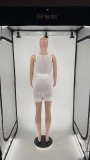 Women'S Sweet Solid Color Tassel Two-Piece Shorts Set