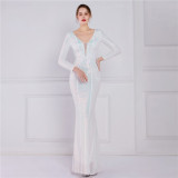 sequins plus Plus Size Fat Size Formal Party Evening Dress