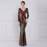 sequins plus Plus Size Fat Size Formal Party Evening Dress