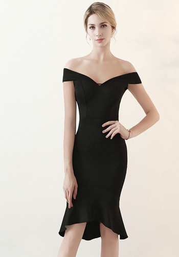 Women Spring Off Shoulder Mermaid Wedding Dress