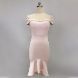Women Spring Off Shoulder Mermaid Wedding Dress