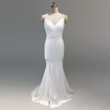 Trailing sexy slim evening dress Slim Fit Bodycon annual meeting host party club evening dress