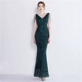 sequins plus Plus Size Fat Size Fat Beauty Costume Formal Party Evening Dress
