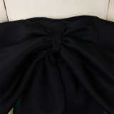 women Tops Women's Sexy Bow Wrap Chest African Strapless Blouse