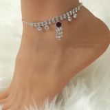 Women Boho Pearl Heart Beaded Chain Anklet  Ankle Chain