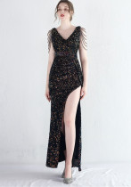 Plus Size Women Plus Size Sequins Formal Party Maxi Evening Dress Plus Size Women Plus Size Sequins Formal Party Maxi Evening Dress