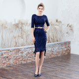 Women Elegant Formal Party Maxi Mermaid Evening Dress