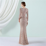 sequins plus Plus Size Formal Party Evening Dress