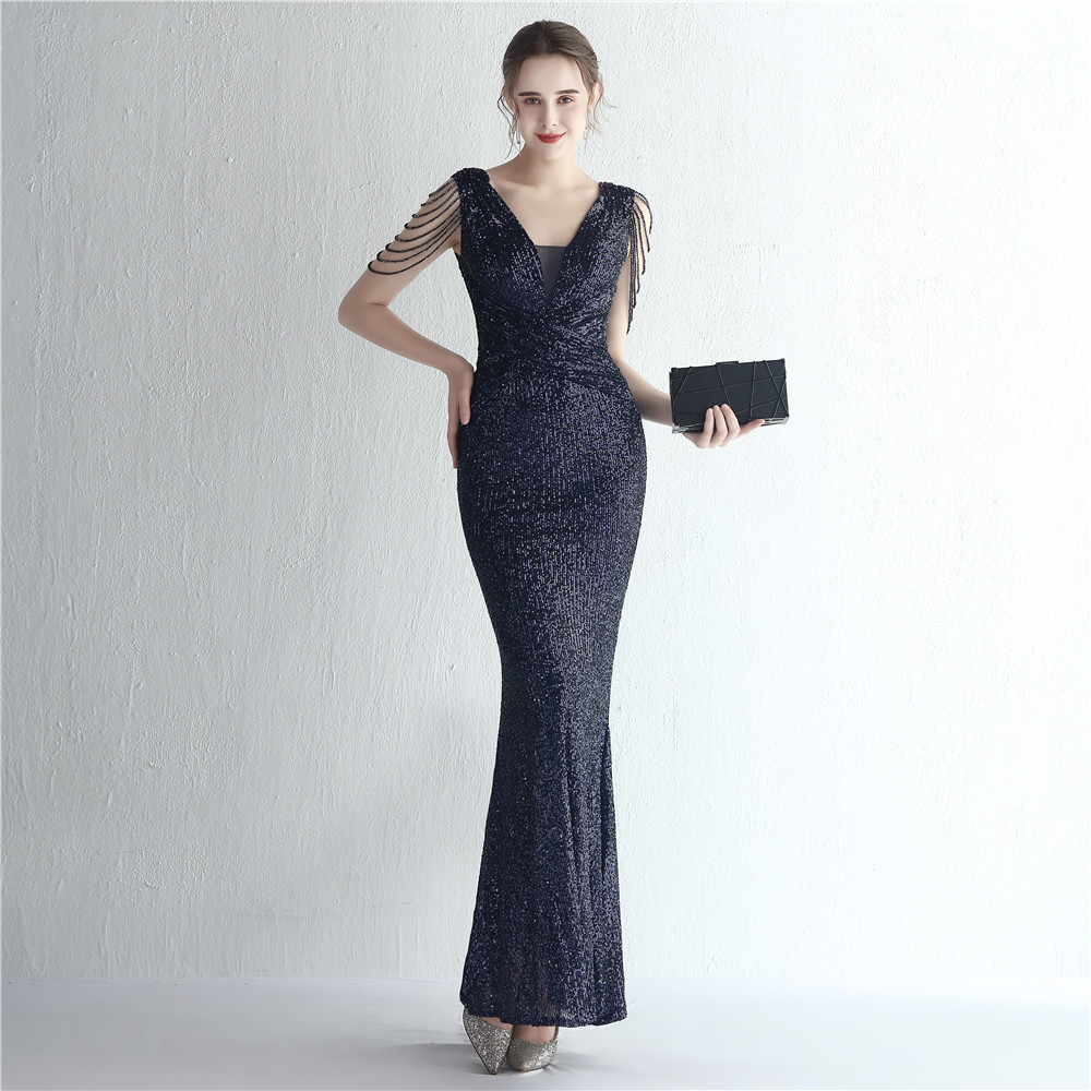 sequins plus Plus Size Formal Party Evening Dress