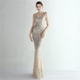 sequins plus Plus Size Formal Party Evening Dress