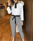 Shirt+Pants Casual Two-Piece Set