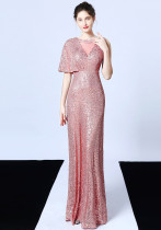 Fairy Dream Party Evening Dress Sexy Long Slim Fit Toast Dress