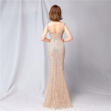 sequins plus Plus Size Formal Party Evening Dress