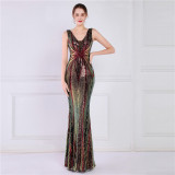 sequins plus Plus Size Formal Party Evening Dress