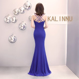 Formal Party Evening Dress Fashion Elegant Long Sexy Straps Slim Mermaid Cocktail Prom Dress