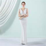 Long Sequins Plus Size Beauty Formal Party Evening Dress
