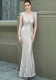 Sequin Fishtail Long Dress Elegant Formal Party Evening Dress
