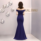 Plus Size Fat Size Beauty Off Shoulder Formal Party Evening Dress Mermaid Dress