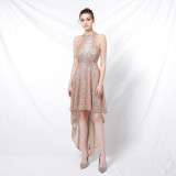 Elegant Sequins Bodycon Sexy Irregular Party Dress Bridesmaid Dress