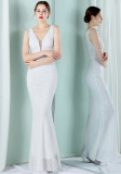 Long Sequins Plus Size Beauty Formal Party Evening Dress