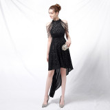 Elegant Sequins Bodycon Sexy Irregular Party Dress Bridesmaid Dress