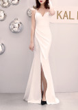 Formal Party Evening Dress Fashion Elegant Long Sexy Straps Slim Mermaid Cocktail Prom Dress