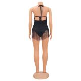 Summer Ladies Sexy Tassel Romper