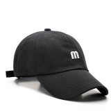 Women m Letter Embroidered Cap Simple Baseball Cap