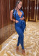 Women Sexy Sleeveless Denim Jumpsuit