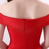 Women Elegant Maxi Off Shoulder Mermaid Evening Dress