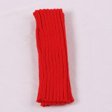 Acrylic wool half-finger arm sleeve long gloves