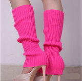 Warm woolen socks women's winter solid color adult leg socks