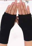 Spring and summer cotton gloves half-finger sports fingerless gloves