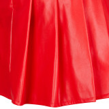 Women's Leather Hollow Corset One-Piece Palace Corset Three-Piece