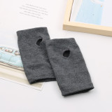 Spring and summer cotton gloves half-finger sports fingerless gloves